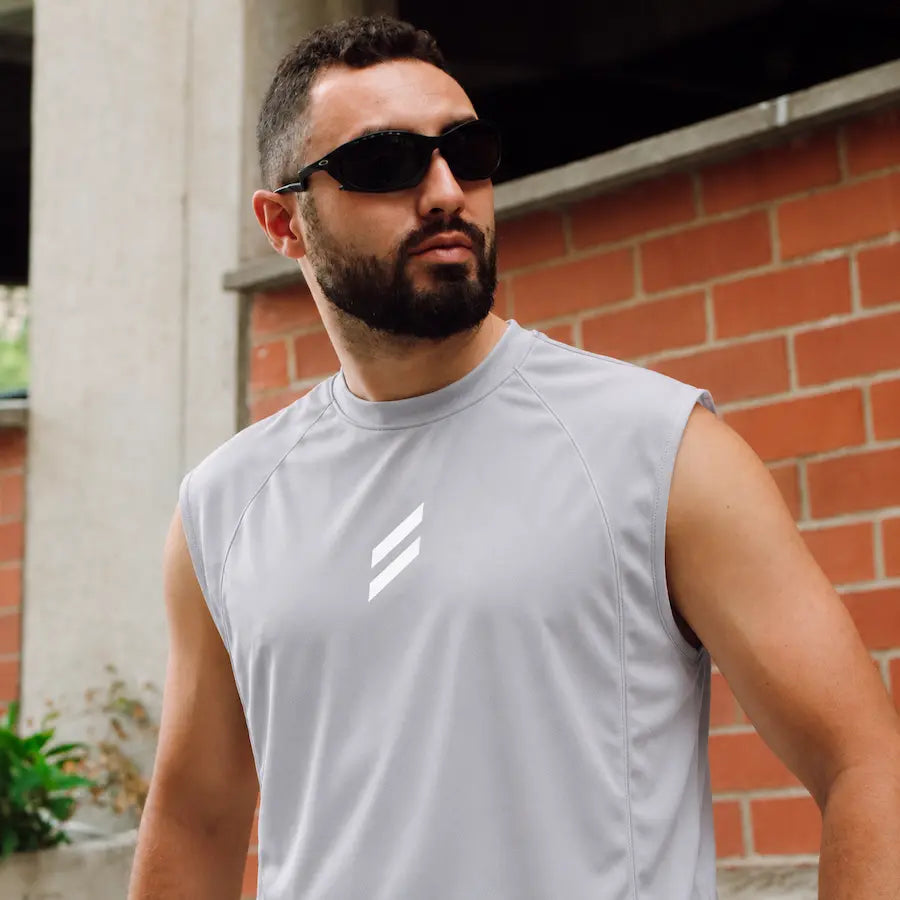 Camisilla Active Dry Fit gris claro