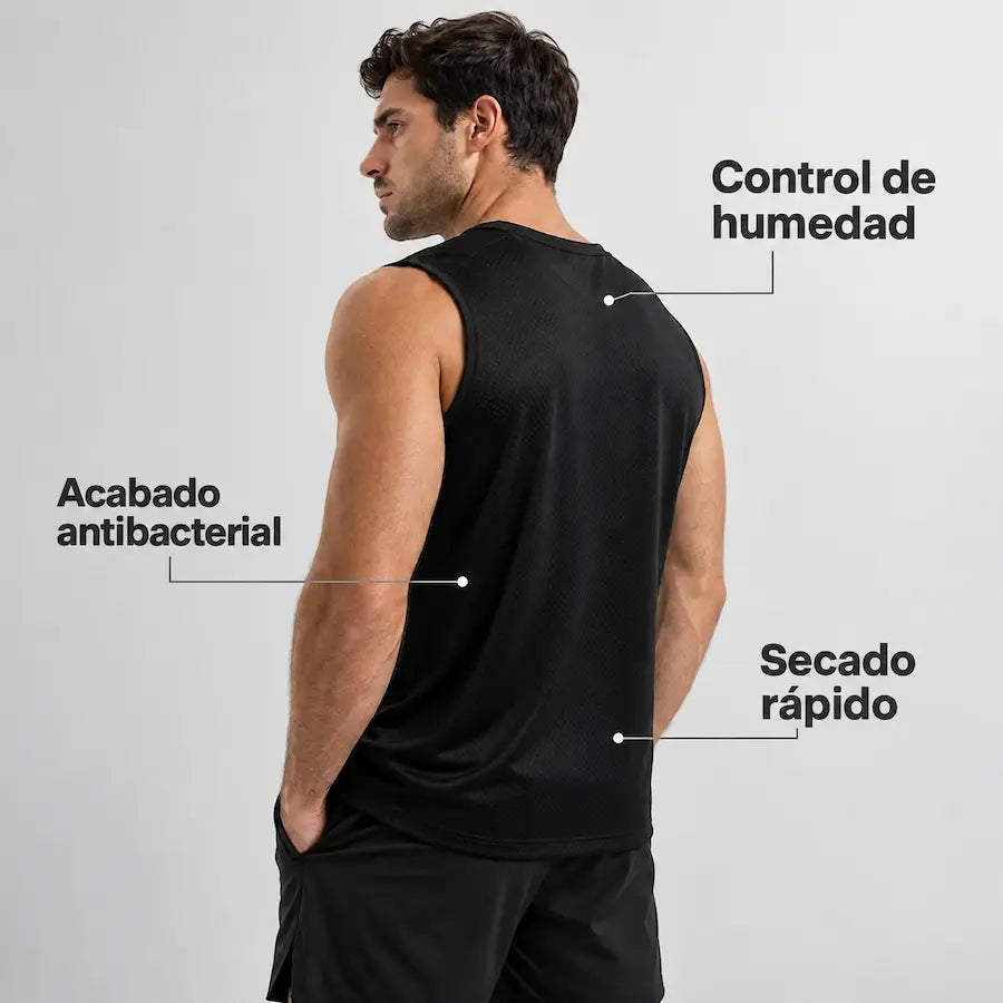 Detalle de la tela de la Camisilla Active Dry Fit